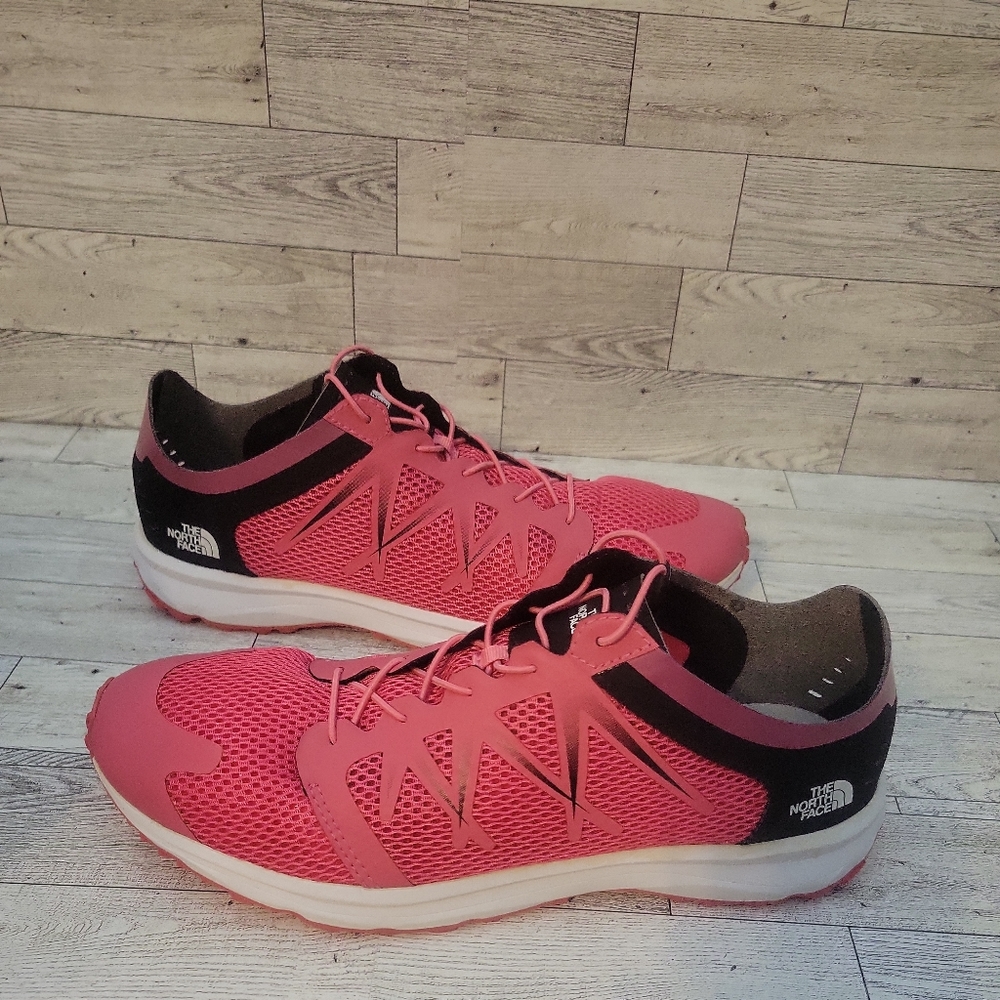 The North Face Womens Light Wave Shoes Size 10.5 Vibram Sole Lace Up Sneakers